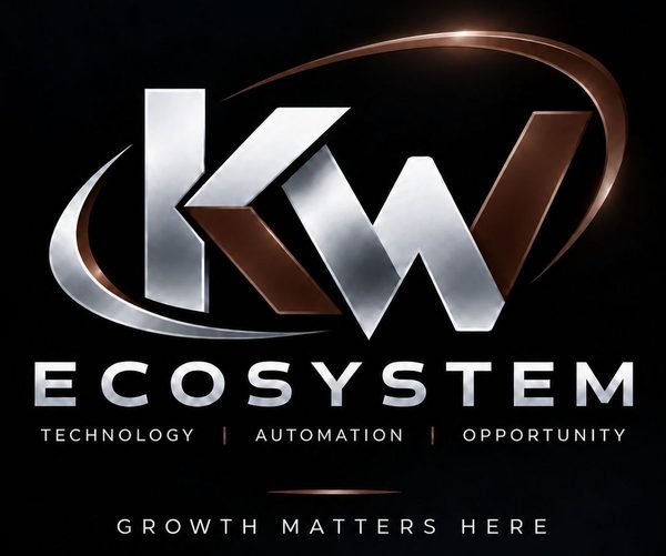 K-W Ecosystem logo: Technology, Automation, Opportunity. Growth matters here.